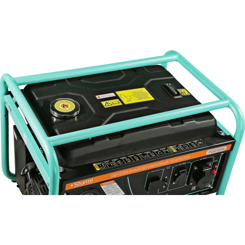 Бензогенератор Sturm 6500 ВА, AVR (Авто. Рег.Напр.), ручной старт, 73 кг, бак 25 л PG8765N фото 3