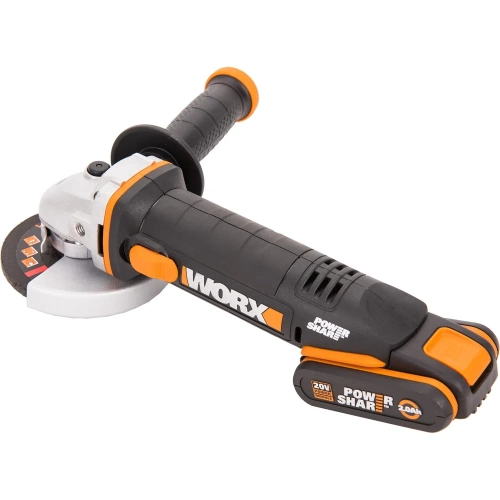 Аккумуляторная угловая шлифмашина WORX кейс WX800 фото 5 Аккумуляторная угловая шлифмашина WORX кейс WX800 фото 5