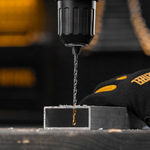 Сверло спиральное по металлу 4 х 119 мм, Р6М5, Golden Tip, удлиненное Denzel фото 10