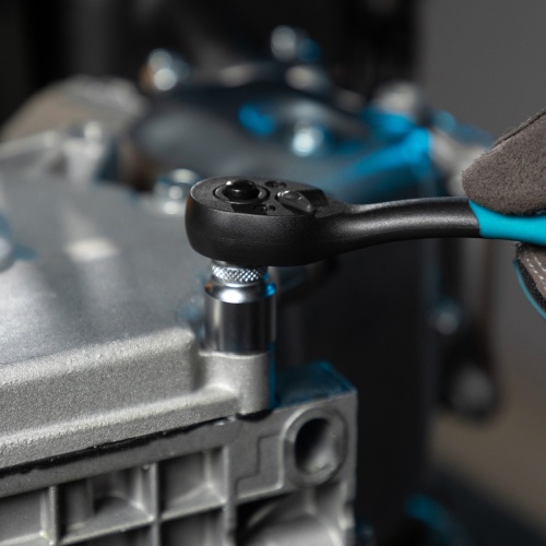 Ключ-трещотка 1/4", CrV, 72 зуба, с быстрым сбросом Gross фото 10