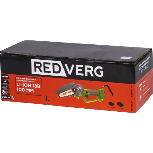 Пила-мини цепная аккумуляторная REDVERG RD-C18/U (без акк, без з/у) 00006691514 фото 11 Пила-мини цепная аккумуляторная REDVERG RD-C18/U (без акк, без з/у) 00006691514 фото 11