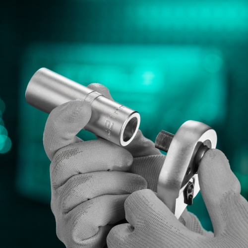 Головка торцевая удлиненная, 21 мм, шестигранная, CrV, под квадрат 1/2 Stels фото 6