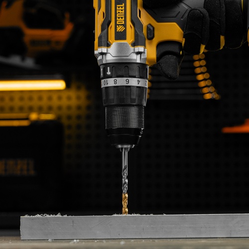 Сверло спиральное по металлу 6 x 93 мм, Р6М5, Golden Tip  Denzel фото 9