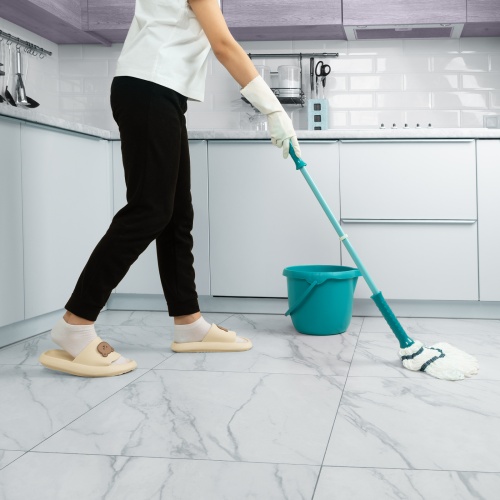 Швабра отжимная скручиванием 120 см, насадка из микрофибры, 120 г, Home Palisad фото 10