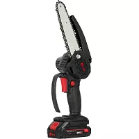 Мини-цепная пила аккумуляторная бесщеточная EDON UNS-21/6D 21В; Li-Ion; 2.0Ач; 500об/мин; 6м/сек 40617