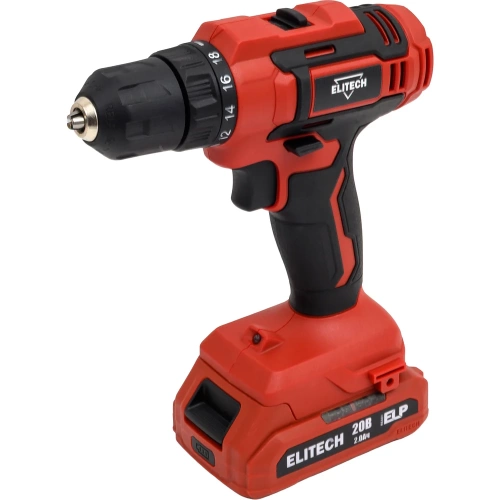 Дрель-шуруповерт аккумуляторная Elitech ДА 202СЛ (20В, 2х2Ач, 30Нм) ДМ 205776 Дрель-шуруповерт аккумуляторная Elitech ДА 202СЛ (20В, 2х2Ач, 30Нм) ДМ 205776