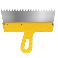 Шпатель фасадный Biber Мастер 35185 зуб 6х6 мм 250 мм