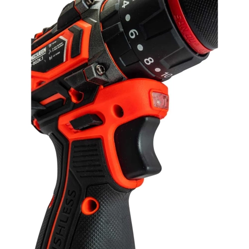 Шуруповерт бесщеточный KINGQUEEN ударный 16.8В, патрон 10мм, 2 АКБ, кейс, KQ-902K.1 фото 8