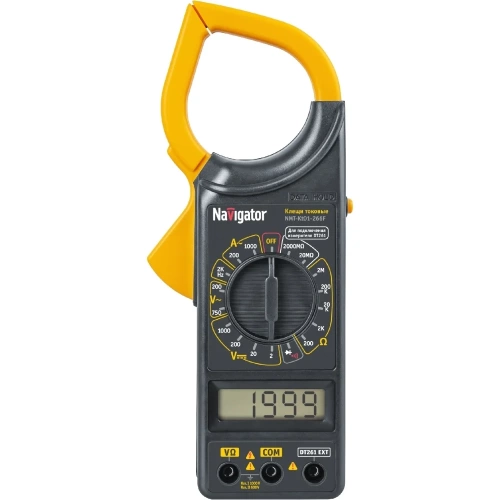 Токовые клещи Navigator NMT-Kt01-266F 80262 Токовые клещи Navigator NMT-Kt01-266F 80262