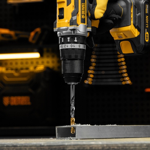 Сверло спиральное по металлу 8,5 x 117 мм, Р6М5, Golden Tip  Denzel фото 9