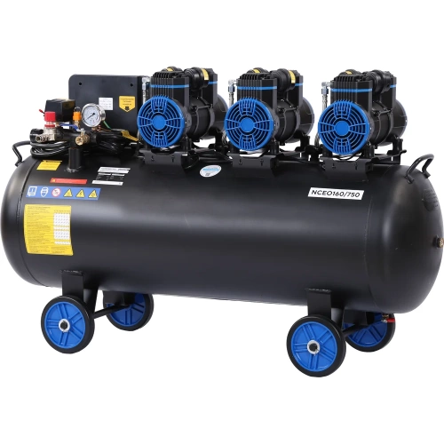 Компрессор безмасляный NORDBERG 380В, ресивер 160л, 750л/мин NCEO160/750