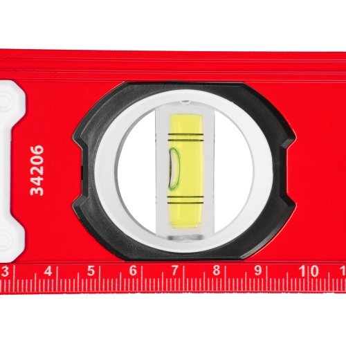 Уровень алюминиевый, фрезерованный, 3 глазка, рукоятки, 2000 мм Matrix фото 7