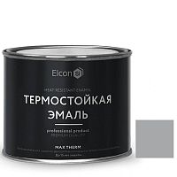 Эмаль термостойкая Elcon Max Therm 400 градусов серая 0,4 кг