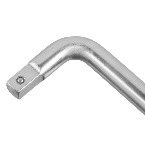 Вороток Г-образный, 300*75 мм, квадрат 1/2", CrV, матовый хром Denzel фото 3 Вороток Г-образный, 300*75 мм, квадрат 1/2", CrV, матовый хром Denzel фото 3