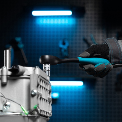 Ключ-трещотка 1/2", CrV, 72 зуба, с быстрым сбросом Gross фото 10