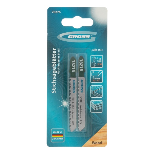 Полотна для электролобзика  по дереву, 2 шт, ( 3141 ) Gross фото 6