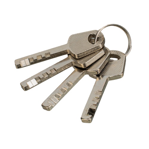 Замок навесной, хромированное покрытие 50 мм Matrix фото 6