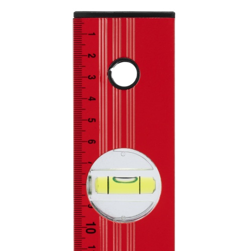 Уровень алюминиевый, 1000 мм, 3 глазка, красный, линейка Matrix фото 8
