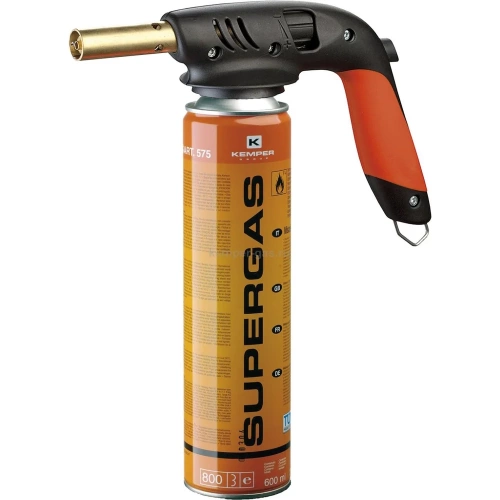 Паяльная лампа KEMPER газовая 820A + баллон Арт.575 SUPERGAS 600мл 820 A KIT 820AKIT