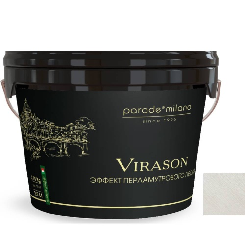 Краска декоративная Parade Virason с эффектом перламутрового песка 2,5 л Краска декоративная Parade Virason с эффектом перламутрового песка 2,5 л