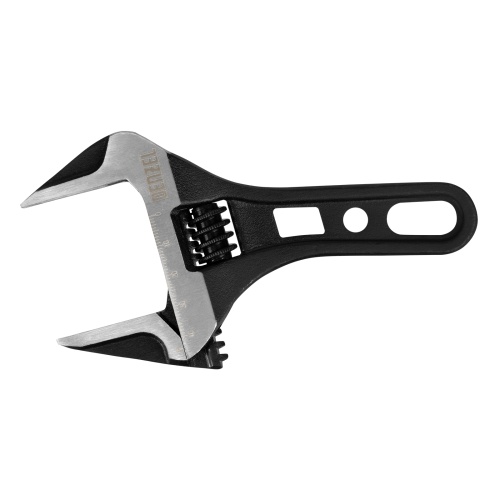 Ключ разводной 155 мм, CrV, кованый, укороченная рукоятка Denzel фото 3