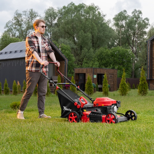 Газонокосилка бензиновая GL46SP-K, 145 см3, 46 см, привод, 50 л MTX фото 26