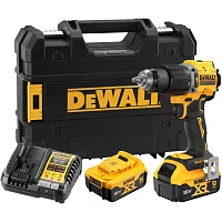 Ударная дрель-шуруповерт DEWALT DCD799P2T, 18В, 1650об/мин, 28050 уд/мин, с 2 АКБ 5 Ач и ЗУ, в кейсе TSTAK DCD799P2T-QW