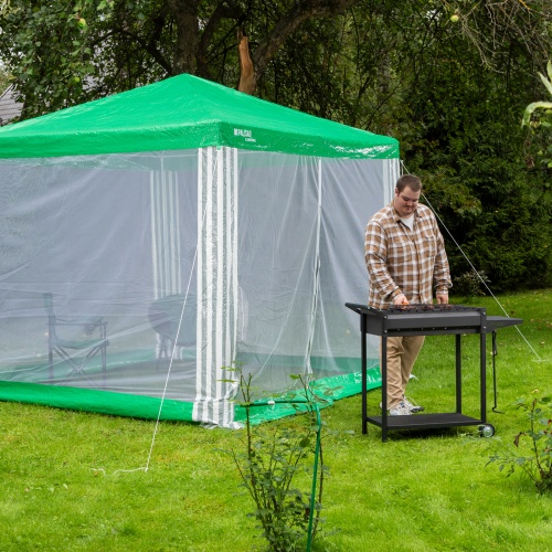 Тент садовый с москитной сеткой, 2.5 х 2.5/2.4, Camping Palisad фото 12