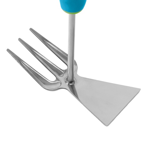 Мотыжка комбинированная, 70 х 290 мм, нержавеющая сталь, двухкомпонентная рукоятка, Premium Plus, Palisad фото 3