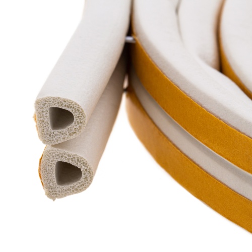 Уплотнитель резиновый, 6 м, профиль "D", белый Сибртех фото 3 Уплотнитель резиновый, 6 м, профиль "D", белый Сибртех фото 3