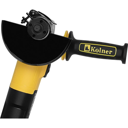 Машина углошлифовальная Kolner (УШМ) 125мм, 750Вт,  KAG 125-750, 11000 об/мин, 22,2мм, М14, защита мотора, бесключевой кожух (бок.рукоятка, ключ) 8030700606 фото 5