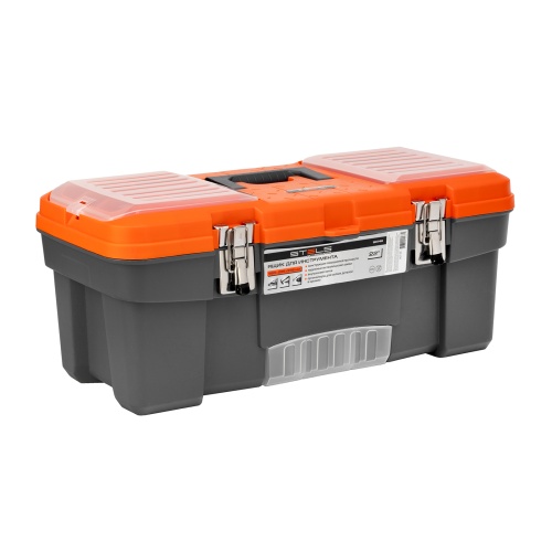 Ящик для инструмента с мет. замками 22", 560х285x235 мм Stels фото 2