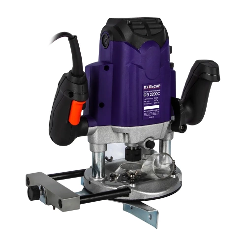 Фрезер ПУЛЬСАР сетевой ФЭ 2200C 2200 Вт, 6;8;12 мм, 12000-23000 об/мин, кейс 911-481 фото 3