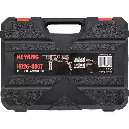 Перфоратор KEYANG SDS-plus HD26-800T 800 Вт, 2,5 Дж, 5500 уд/мин фото 7 Перфоратор KEYANG SDS-plus HD26-800T 800 Вт, 2,5 Дж, 5500 уд/мин фото 7