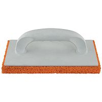 Терка пластмассовая Biber 35502 с губчатым покрытием 250х130 мм