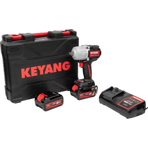 Аккумуляторный ударный гайковерт KEYANG IW20BLH-800V (Set) 2 АКБ 5Ач, 1 ЗУ фото 3