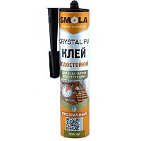 Клей монтажный SMOLA CRYSTAL PU водостойкий, прозрачный, 300 мл