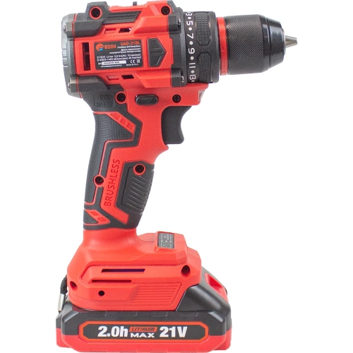 Аккумуляторная дрель-шуруповерт EDON UAD-21BL 22977 фото 6