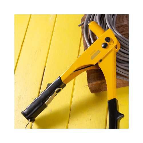 Заклепочник DELI механический ручной литой, заклепочный пистолет dl2310 250мм (сталь 35crmo, заклепки 2,4/ 3,2/4,0/ 4,8мм) 118445 фото 4