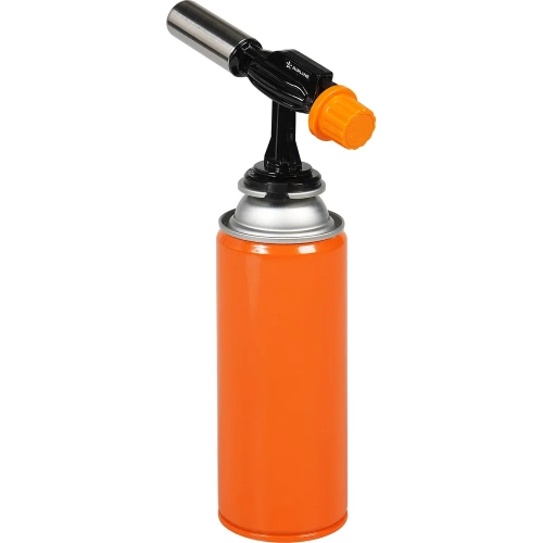 Горелка газовая Airline на цанговый баллон, пьeзоподжиг, сопло D22x55мм, с керамикой, металл ADGT005 фото 9