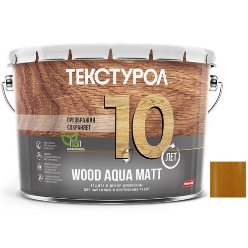 Средство для защиты древесины Текстурол Wood Aqua Matt 13930 Тик 0,8 л фото 3