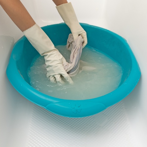 Таз пластмассовый круглый 18 л, бирюзовый, Home Palisad фото 7