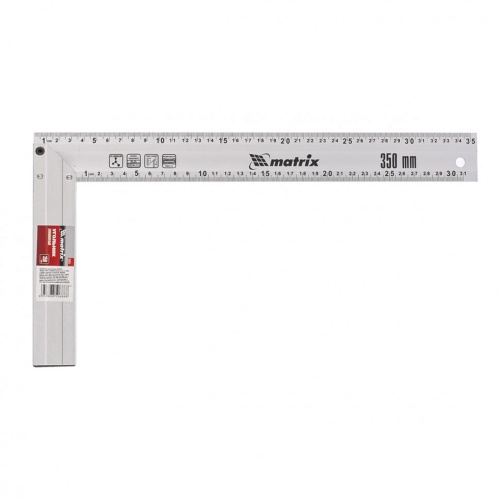 Угольник, 350 мм, алюминиевый, литой Matrix Угольник, 350 мм, алюминиевый, литой Matrix