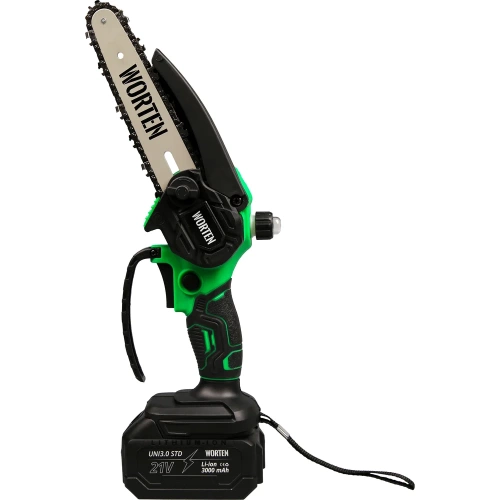 Пила цепная WORTEN 1х3.0Ач шина 6 дюймов с автоматической подачей масла КА-90000717 фото 3 Пила цепная WORTEN 1х3.0Ач шина 6 дюймов с автоматической подачей масла КА-90000717 фото 3