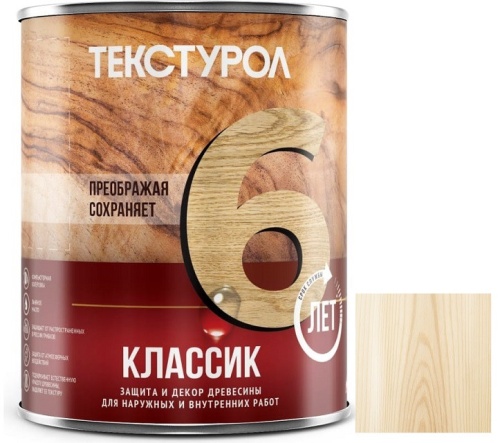 Средство для защиты древесины Текстурол Классик бесцветный 1 л