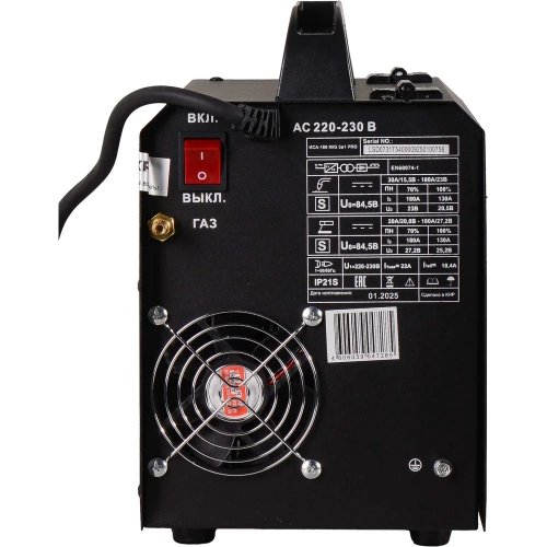 Сварочный полуавтомат Вихрь ИСА-180 MIG PRO 65/184 фото 6 Сварочный полуавтомат Вихрь ИСА-180 MIG PRO 65/184 фото 6