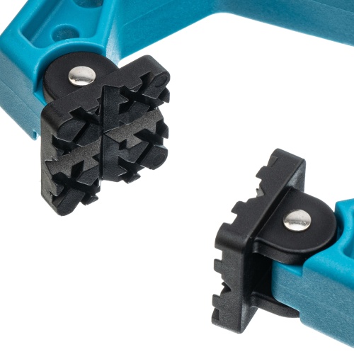 Струбцина клещеобразная 2-1/4, пластиковый корпус, храповой механизм жесткой фиксации, 58 мм Gross фото 6