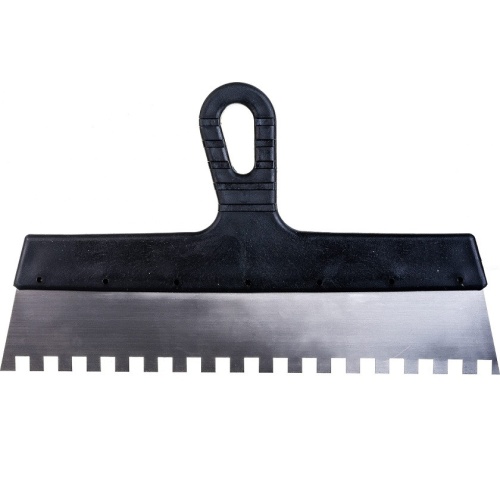 Шпатель фасадный Biber 35239 350 мм зуб 10х10 мм