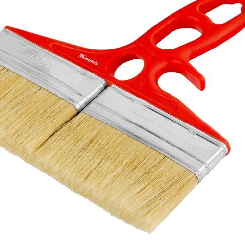 Кисть флейцевая для лаков, 200 x 12, натуральная щетина, пластиковая ручка Color line Matrix фото 3