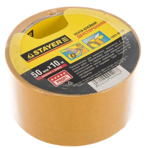 Лента клейкая Stayer Profi 1221-50-10 50 мм 10 м